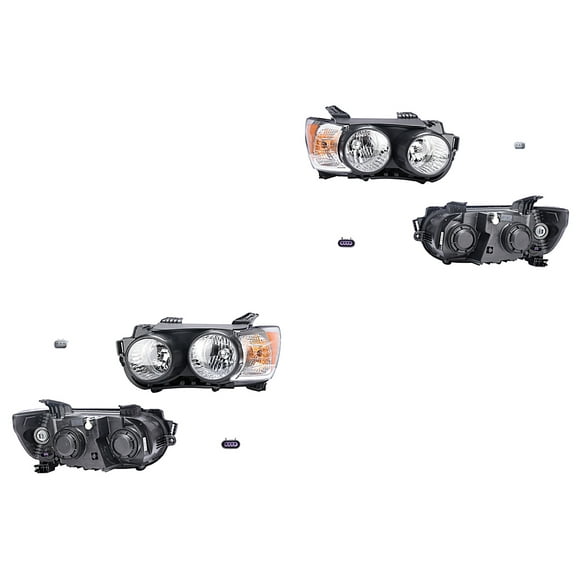 Par de Faros Sonic 2012 A 2016 Chevrolet C/Bisel Negro GM ORIGINAL .
