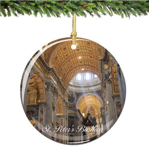 St. Peter's Basilica Christmas Ornament Porcelain