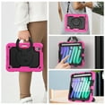 thumbnail image 5 of iPad Mini Case (8.3") (6th Generation) - TECH CIRCLE [Built with Screen Protector] Drop Proof Protective Kickstand Case Portable Handle Sturdy Rugged Cover for Apple 8.3-Inch iPad Mini Tablet, Rose, 5 of 9
