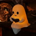thumbnail image 5 of Halloween Decor Night Light, Cute Ghost Reading Book Lamp, Figurines Statue for Party Decoration, 5 of 6