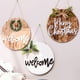 thumbnail image 1 of Gwong Decoración hogareña Adorno de colgante de pared Eco-Friendly Patrón Inglés Forma redonda Forma de madera Pinza Colgante para el hogar Gwong 21061940, 1 of 6