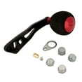 thumbnail image 1 of Fishing Reel Handle EVA Knob with Fittings Replacement Parts for Low profile Reel (Red), 1 of 8