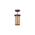 thumbnail image 2 of Meyda Tiffany 152231 Overbrook 1 Light Semi-Flush Ceiling Fixture - Cafe Noir, 2 of 6