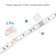 thumbnail image 3 of 20 Pcs 3 Pin 8mm Conectores de Tiras LED Sin Soldadura Terminales Expandibles para Tiras LED RGB, 3 of 5