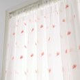 thumbnail image 6 of VerPetridure Leaves Sheer Curtain Tulle Window Treatment Voile Drape Valance 1 Panel Fabric, 6 of 8