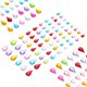 thumbnail image 1 of Uxcell 325 Pcs Gems Stickers for Crafts, 5 Sheet Self-Adhesive Gems Bling Drops Rhinestone Stickers, Multicolor, 1 of 5