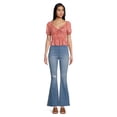 thumbnail image 2 of No Boundaries Juniors Pull-On Flare Jeans, 2 of 5