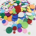 thumbnail image 4 of 160 Pcs Round Foam Sticker Adhesive Sticker Glittering Dot Decal Colorful Wall Sticker for Cards Party Decoration, 4 of 4