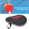 thumbnail image 2 of Zshan HUIESON Table Tennis Racket Case Ping Pong Paddle Bat Bag With Balls Pouch, Ping Pong Case, Table Tennis Bag, 2 of 8