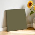 thumbnail image 3 of Canvas Wall Art, Sage Green Framed Canvas Prints for Bathroom Kitchen, Brown Solid Color Simple Abstract Gallery Wrapped Wall Decor for Home Office, Gifts, 10"x10" Ship Next Day, 3 of 9