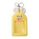 thumbnail image 3 of Bonito portatarjetas con llavero, funda con forma de Animal de peluche, foto de conejo de dibujos animados Amarillo Zulema cubierta de la tarjeta, 3 of 8