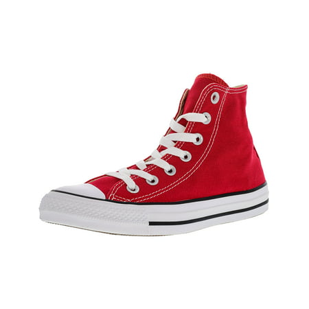 Converse Chuck Taylor All Star Hi Red High-Top Leather Fashion Sneaker ...