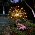 thumbnail image 3 of Outdoor Solar-Powered Firework Flower Lights, Waterproof Courtyard Decoration with Adjustable Shape Design, LED Garden Landscape Lamps for Christmas Holiday Decor, Party & Daily Use, 3 of 6