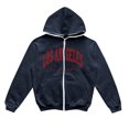 thumbnail image 4 of XIAOCHA Men's Los Angeles California Print Full Zip Hoodie Oversized Long Sleeve Hooded Sweatshirt With Kangaroo Pocket Retro Casual Hoodies, 4 of 4