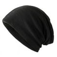 thumbnail image 1 of 2025 New Solid Color Hats For Man Male Classical Hip Hop Bonnet Caps Soft Cotton Windproof Headgear Autumn Spring black One Size, 1 of 6