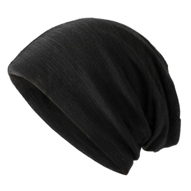 2025 New Solid Color Hats For Man Male Classical Hip Hop Bonnet Caps Soft Cotton Windproof Headgear Autumn Spring black One Size