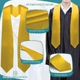 thumbnail image 5 of JARENGO Unisex Adult Plain Graduation Stole Sash 60", 5 of 6