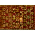 thumbnail image 1 of Ahgly Company Machine Washable Indoor Rectangle Southwestern Yellow Country Area Rugs, 7' x 10', 1 of 4