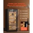 thumbnail image 6 of VEVOR Electric Humidor, 105L, 1000 Counts Electric Cigar Humidor Cabinet with Compressor Cooling, Constant Humidity & Temperature Control, Spanish Cedar Wood Shelves & Drawers, 4 Layers,for Household, 6 of 9