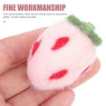 thumbnail image 5 of 10 unids encantadora forma de fresa fieltro fieltro artesanía hecha a mano artesanías DIY DIY Decors, 5 of 5