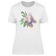 thumbnail image 1 of Golden-Blue Butterfly Tee Women's -Image by Shutterstock, 1 of 1