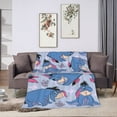 thumbnail image 7 of Eeyore Cartoon Fleece Blanket for Boys Girls Kids, Ultra Soft Cozy Warm Flannel Throw Blankets, Plush Blanket Gifts for Bed Sofa Living Room Couch Home Decor 40"X30", 7 of 7