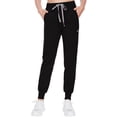 thumbnail image 2 of felwors Women's Scrub Cargo Jogger Pants Medical Workwear Bottoms with 5 Pockets, Lightweight Ultra Soft 2-Way Stretch Fabric (Black, XS), 2 of 7
