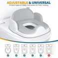 thumbnail image 3 of Entrenador de baño 3 en 1 Orzbow para niños pequeños, gris, 3 of 6