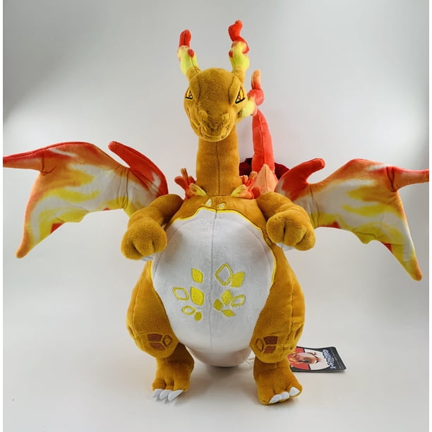 Gran tamaño Pokemon Mega Charizard XY juguetes de peluche Kawaii Japón Anime Mega Charizard dragón de fuego muñeco de peluche regalo de cumpleaños para niños