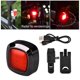 thumbnail image 5 of USB  Light Clip en el montaje Advertencia de seguridad Ciclismo Señal de parada brillante Freno Detección Luz Mountain Road Bicicleta Lámpara trasera Negro Zulema Luz trasera de bicicleta, 5 of 8