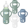 thumbnail image 1 of Fundas de silicona para biberones Dr. Brown's Glass, 240 ml, paquete de 3, 1 of 7