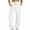 White, variant on Womens Pants Casual Women Sweatpants Baggy Loose Mid Rise Fleece Workout Active Long Jogger Sweat Pants with Pockets Fall Pants