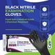 thumbnail image 2 of Guantes para exámenes médicos Care Plus de nitrilo negros, talla L, 1000 unidades, 2 of 9