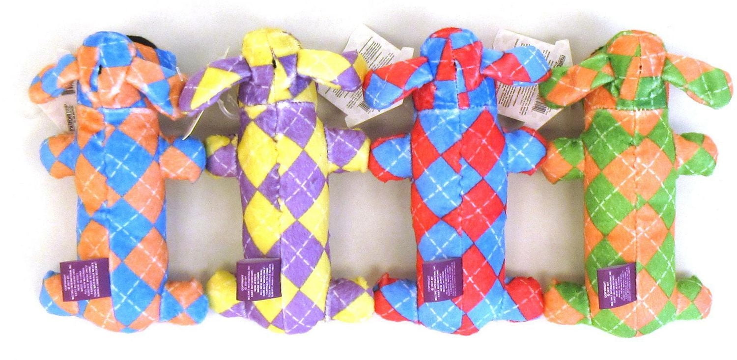 The Original Loofa Dog with Soft Terry Material With a Grunting Squeaker and Regular Squeaker Dog Toy, Loofa Dog toy that squeaks