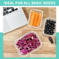 thumbnail image 5 of 30 Pcs Glass Food Storage Containers with Lids, Glass Airtight Meal Prep Container Set for Lunch, Kitchen Pantry Organizers and Storage, Leak Proof, Gray, 5 of 7