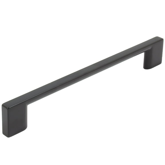 Jetstream Cabinet Pull, 160 Millimeters, Matte Black by Stone Harbor Hardware