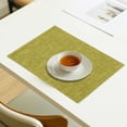 thumbnail image 3 of Napperons pour Tables à Manger en Cuir et Nylon Double Face 30x46 cm, 3 of 6