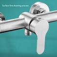 thumbnail image 4 of Convenient Wall Mounted Stainless Steel Shower Faucet with Built in Sealing Ring and Lifting Type Opening Mode, 4 of 6