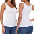 thumbnail image 2 of Joyshaper Women's Seamless Shapewear Tank Top Compression Undershirt With Built-In Bra For Intimate Underwear, 2 of 6