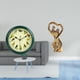 thumbnail image 2 of Reloj de pared decorativo con diseño de pájaros cantores, reloj musical con sonido de pájaros, estatua de pareja, figura de cerámica, funciona con pil, 2 of 8