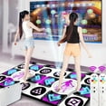 thumbnail image 1 of TIMIFIS Double User Dance Mats Non-Slip Dance Step Pads Sense Game English For PC TV LED Light Gift, 1 of 7