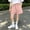 Pink, variant on Babcutegg Girls’ Solid Color Elastic Waist Summer Shorts with Pockets, Casual & Comfortable Pants for Ages 2-15 Pink Size 8