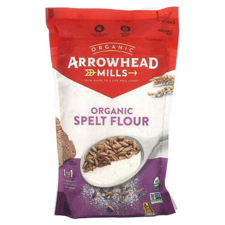 Arrowhead Mills, Organic Spelt Flour, 22 oz Pack of 4