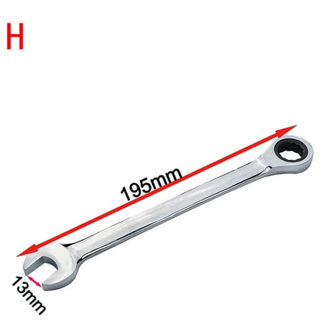 

NIUREDLTD Spanners Ratcheting Combination Hand Tool Wrench Kit Repairing Home Garden