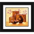 thumbnail image 1 of Lopardi, E. 23x20 Black Ornate Wood Framed with Double Matting Museum Art Print Titled - Modern Stillife IV, 1 of 4