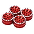 thumbnail image 4 of 4 unids metal 8 agujero redondo rueda Hub Llantas para axial scx24 1/24 Control remoto coche de escalada, 4 of 8