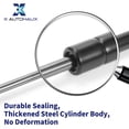 thumbnail image 4 of Unique Bargains 2 Pcs No.9647487680 Black Rear Hatch Lift Supports Struts Shocks Gas Spring for Peugeot 407 SW 2004-2010, 4 of 7