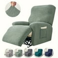 thumbnail image 2 of AIGIA Recliner Chair Covers Recliner Cover Waterproof Recliner Slipcovers 4-Piece Non Slip Reclining Slipcovers with Storage Pockets ﻿, 2 of 12