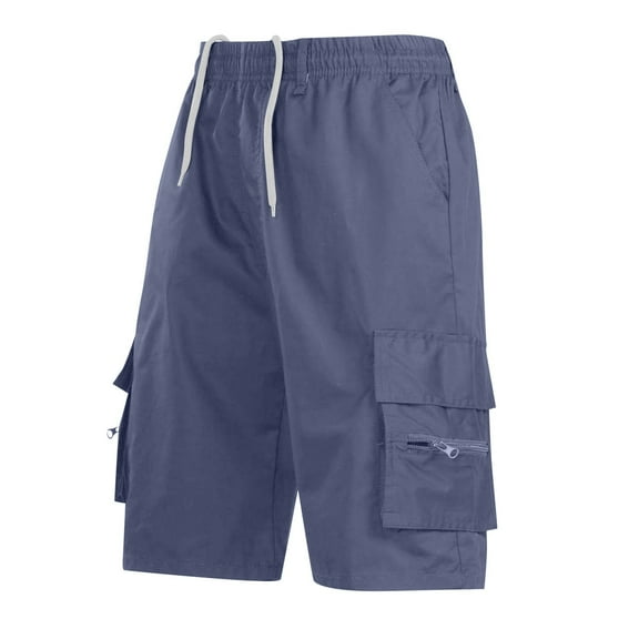 uikmnh Mens Shorts Men's Hiking Cargo Shorts Stretch Outdoor Shorts Lightweight Camping Shorts with 6 Pockets Size:M