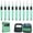 Green, variant on Colorful 9-Piece Lighted Crochet Hook Set With Storage Case 2.5mm-6.5mm